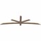 Ekena Millwork Alberta Smooth Timber Gable Bracket, Douglas Fir, 84"W x 24"H x 1 1/2"D x 3 1/2"F, 7/12 Pitch GBW084X24X0204ALB00SDF - alternate 2